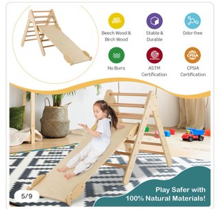 Juego Escalada Madera Costway TS10163NA