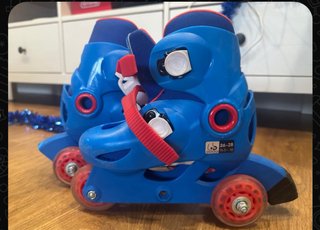 Patines en línea infantiles azules