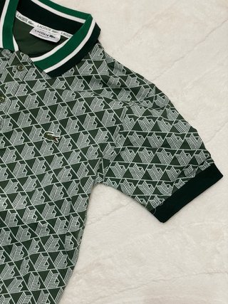 Conjunto Lacoste 3 Piezas Verde Estampado