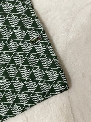 Conjunto Lacoste 3 Piezas Verde Estampado