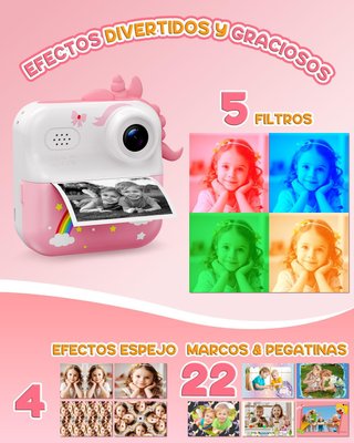 SIN ABRIR Cámara Fotográfica Instantánea 1080P