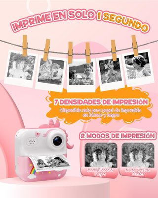 SIN ABRIR Cámara Fotográfica Instantánea 1080P