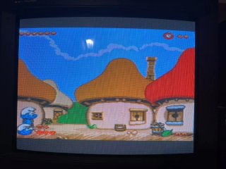 Cartucho Los Pitufos - Sega Mega Drive