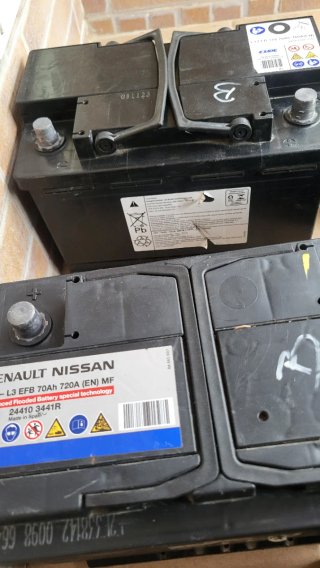 Baterías 12v coche seminuevas comprobadas