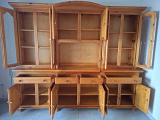 CONJUNTO DE COMEDOR MADERA DE PINO