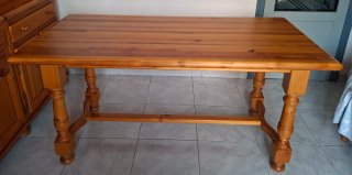 CONJUNTO DE COMEDOR MADERA DE PINO