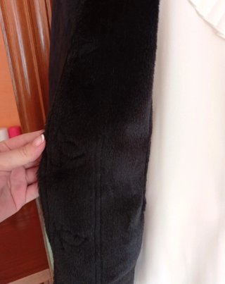 Chaqueta Vintage Negra Efecto Ante