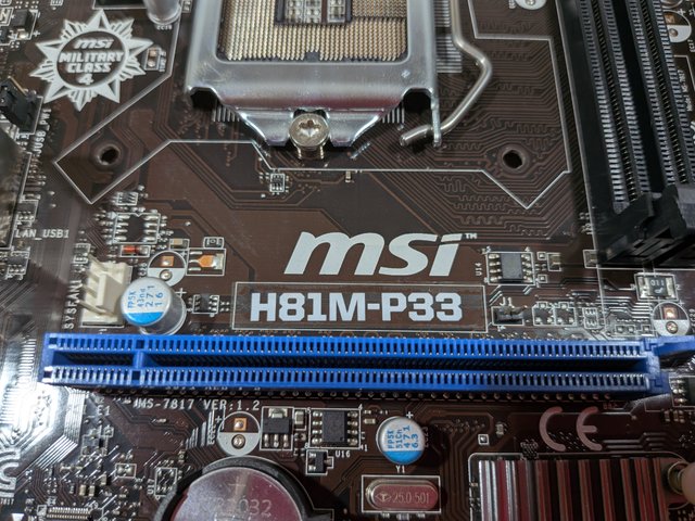 Scheda madre MSI H81M-P33 (1150)