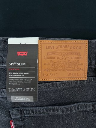 Jeans Levi's 511 Slim Negros