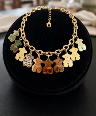 Pulsera Tous Oso Dorada
