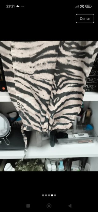 Pantalones Zara Estampado Animal Print