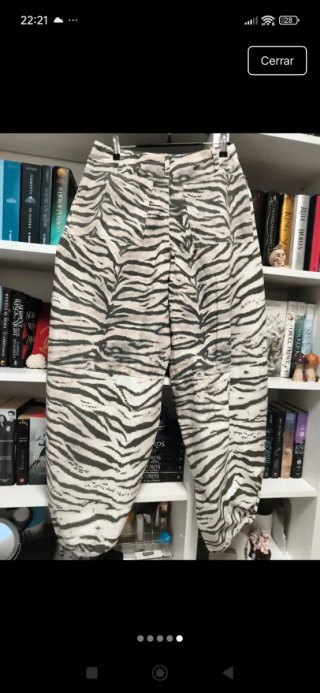 Pantalones Zara Estampado Animal Print
