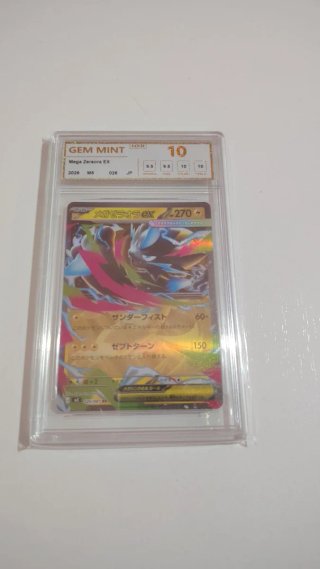 Pokémon Mega Zeraora EX NXR 10 Gem Mint