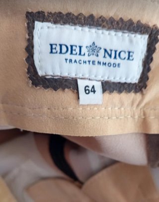 Pantalón de piel estilo bávaro Edelnice