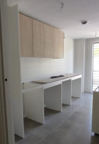 Muebles de cocina madera y metal