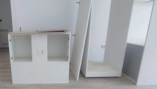 Muebles de cocina madera y metal