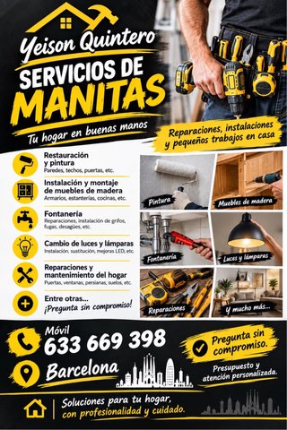 SERVICIOS DE MANITAS EN BARCELONA ️ ¿Necesitas