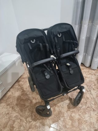 Carrito doble Bugaboo donkey 5 chasis negro