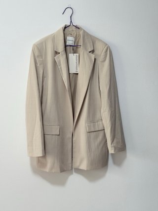 Americana Oversize Stradivarius Beige Talla L