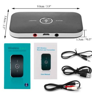 Receptor y Transmisor Bluetooth 2 en 1 B6
