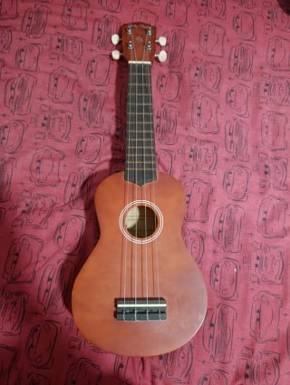 Ukelele marrón