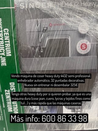 Máquina de coser Singer HD4432 Heavy Duty