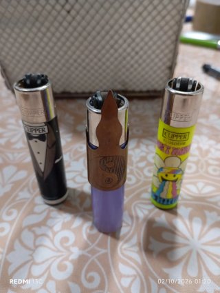 Accendino Clipper con bruciatore + 2 accendini