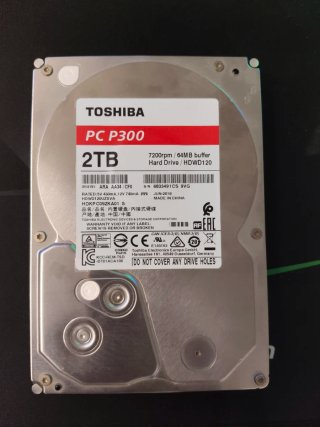 Disco Duro Toshiba PC P300 2TB
