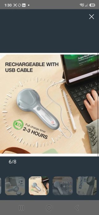 Quitapelusas eléctrico,vale20€  agotado Amazon