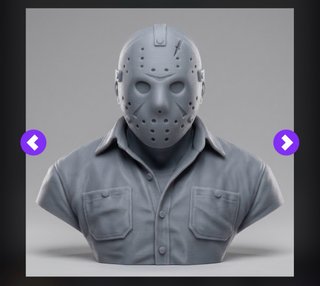 Busto 3D Jason Voorhees 20cm