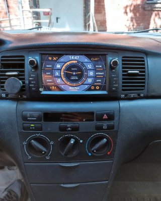 Rádio Toyota Corolla E120 Android + GPS + Carplay