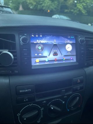 Rádio Toyota Corolla E120 Android + GPS + Carplay