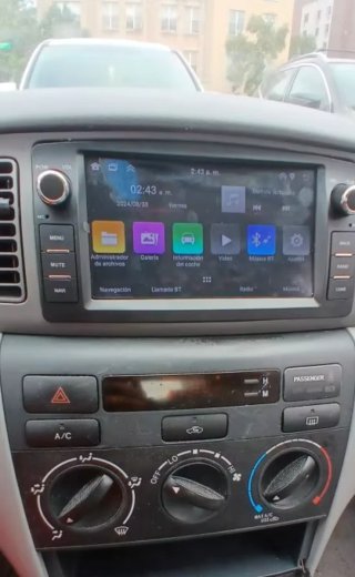 Rádio Toyota Corolla E120 Android + GPS + Carplay