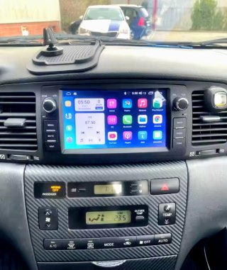 Rádio Toyota Corolla E120 Android + GPS + Carplay