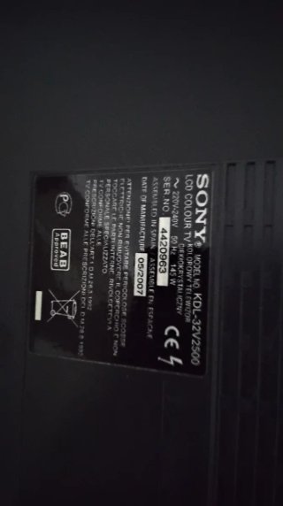Televisor Sony BRAVIA Negro/Plata