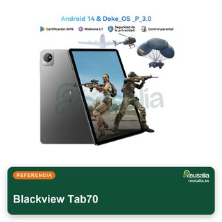Blackview Tab70 12+64GB Azul tableta Android 10"