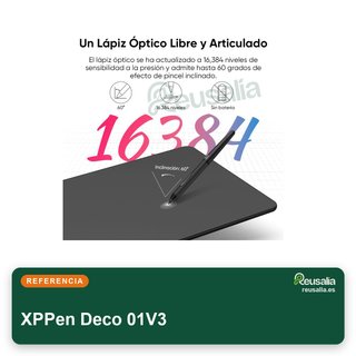 XPPen Deco 01V3 tableta gráfica 10x6