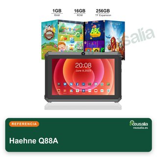 Haehne Q88A 256GB Rojo Tablet Android 7" con