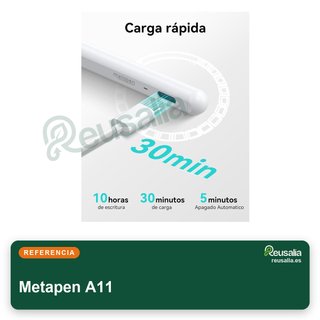 Metapen A11 lápiz táctil para iPad carga rápida
