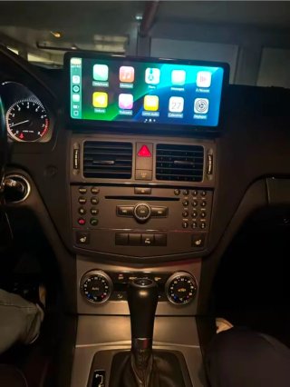 Tela 4/64GB Mercedes W204 Android + GPS + Carplay