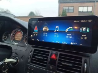 Tela 4/64GB Mercedes W204 Android + GPS + Carplay