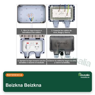 Enchufe exterior impermeable IP66 con interruptor