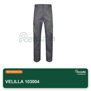 VELILLA 103004 Pantalón trabajo bicolor talla 44