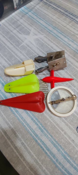 Set de 7 profundizadores de Pesca currican