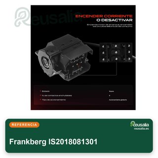 Frankberg interruptor encendido arranque cerradura