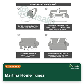 Fodera elastica per divano Martina Home Tunisia 2 posti