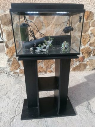 Acuario 80L con mueble y filtro Eheim