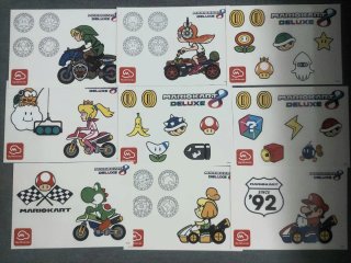 Set de Pegatinas Mario Kart 8 Deluxe