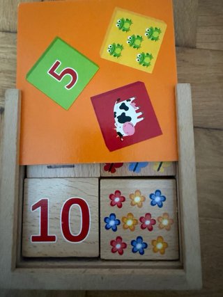 Juegos Educativos de Madera: Mosaico y Números