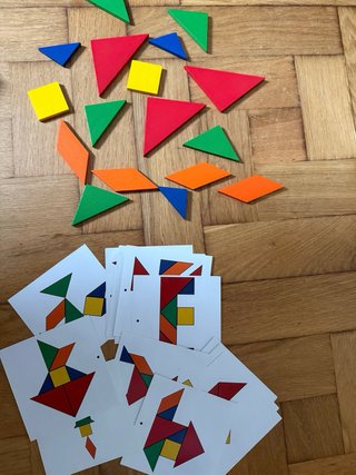 Juegos Educativos de Madera: Mosaico y Números